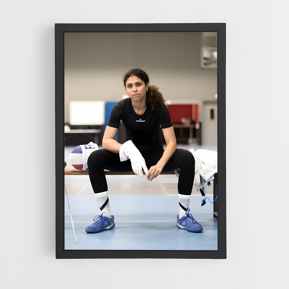 Poster Pause Poétique – affiche Escrime (vue 2)